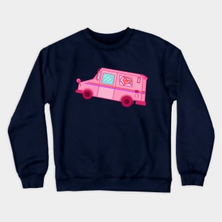 Cute Pink Mail Truck LLV Crewneck Sweatshirt